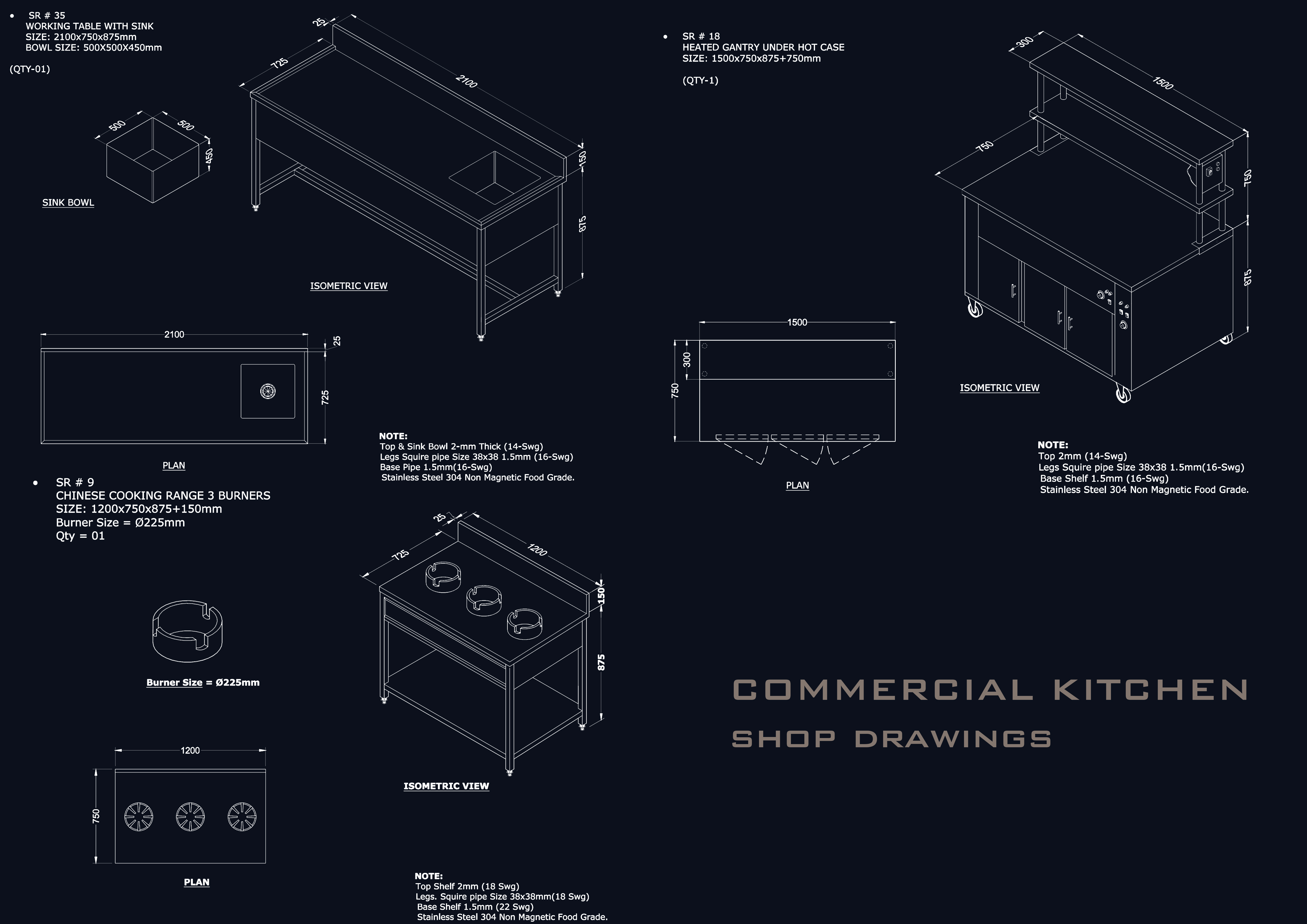 School kitchen — project view 3